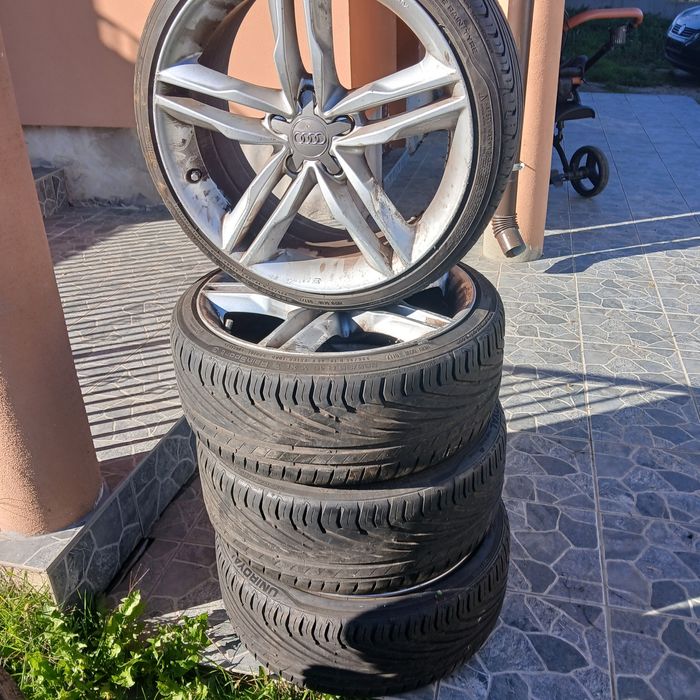 Vând jante cu cauciucuri de vara original dr Audi mărimea 225/35/19