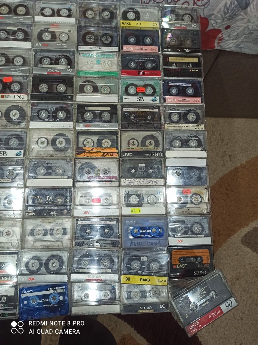 Casete audio raks goldstar Philips etc