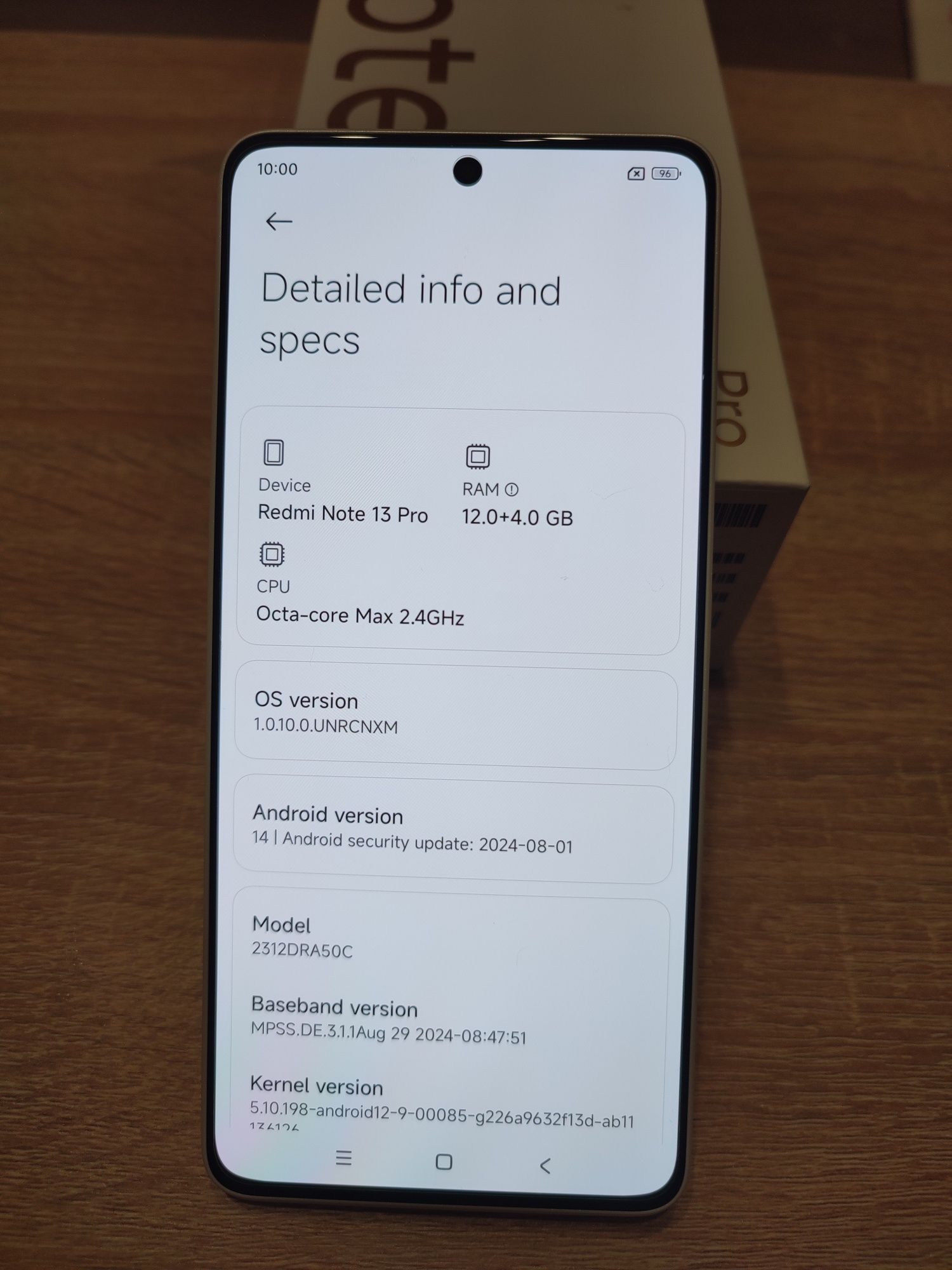 Redmi note 13pro 5g  12/256GB