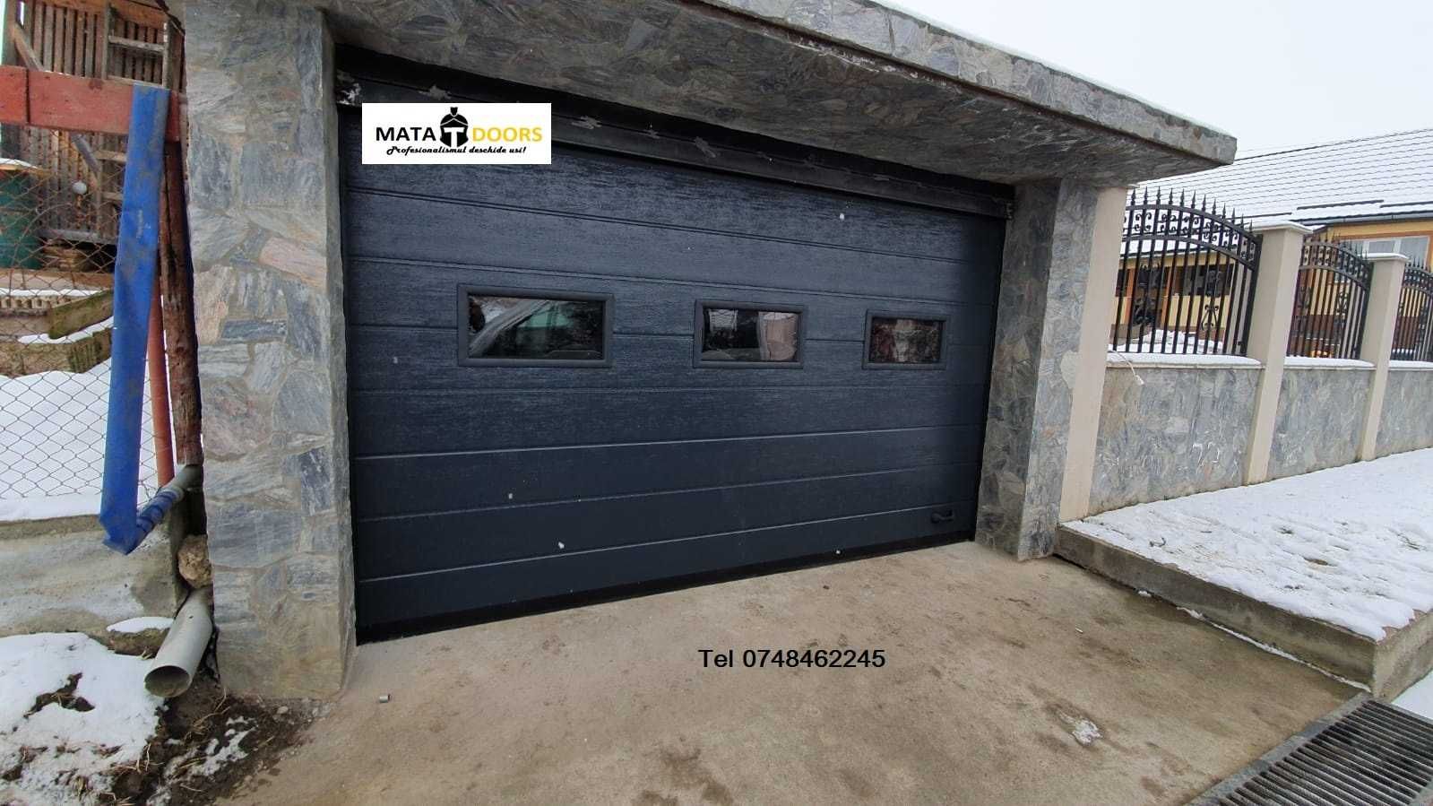 Usa L3xH3 gri.Usi garaj/hale/sectionale/industriale/rezidentiale