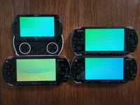 PlayStation Portabile (PSP) modate si complet functionale, card 64GB