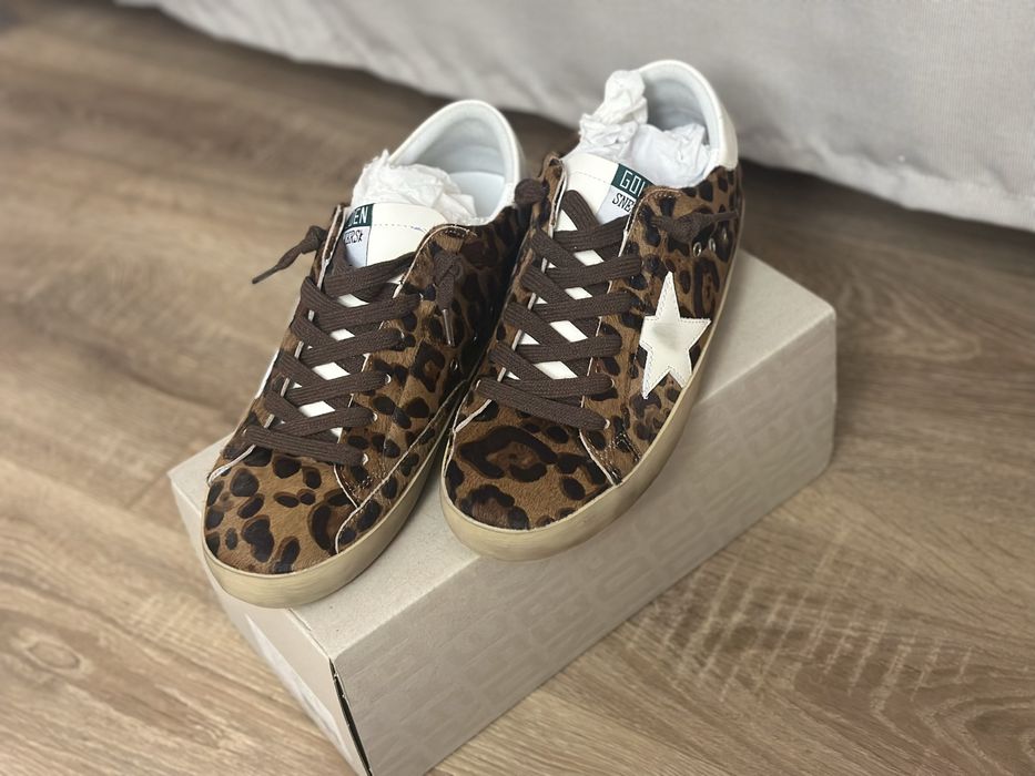 Golden goose  sneakers animal print