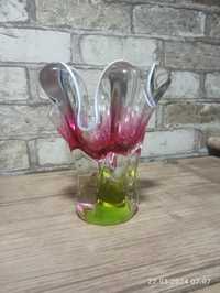 Чешский стекло ваза