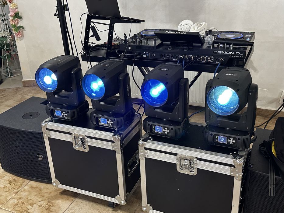 4 moving head cu case dublu mini 7r