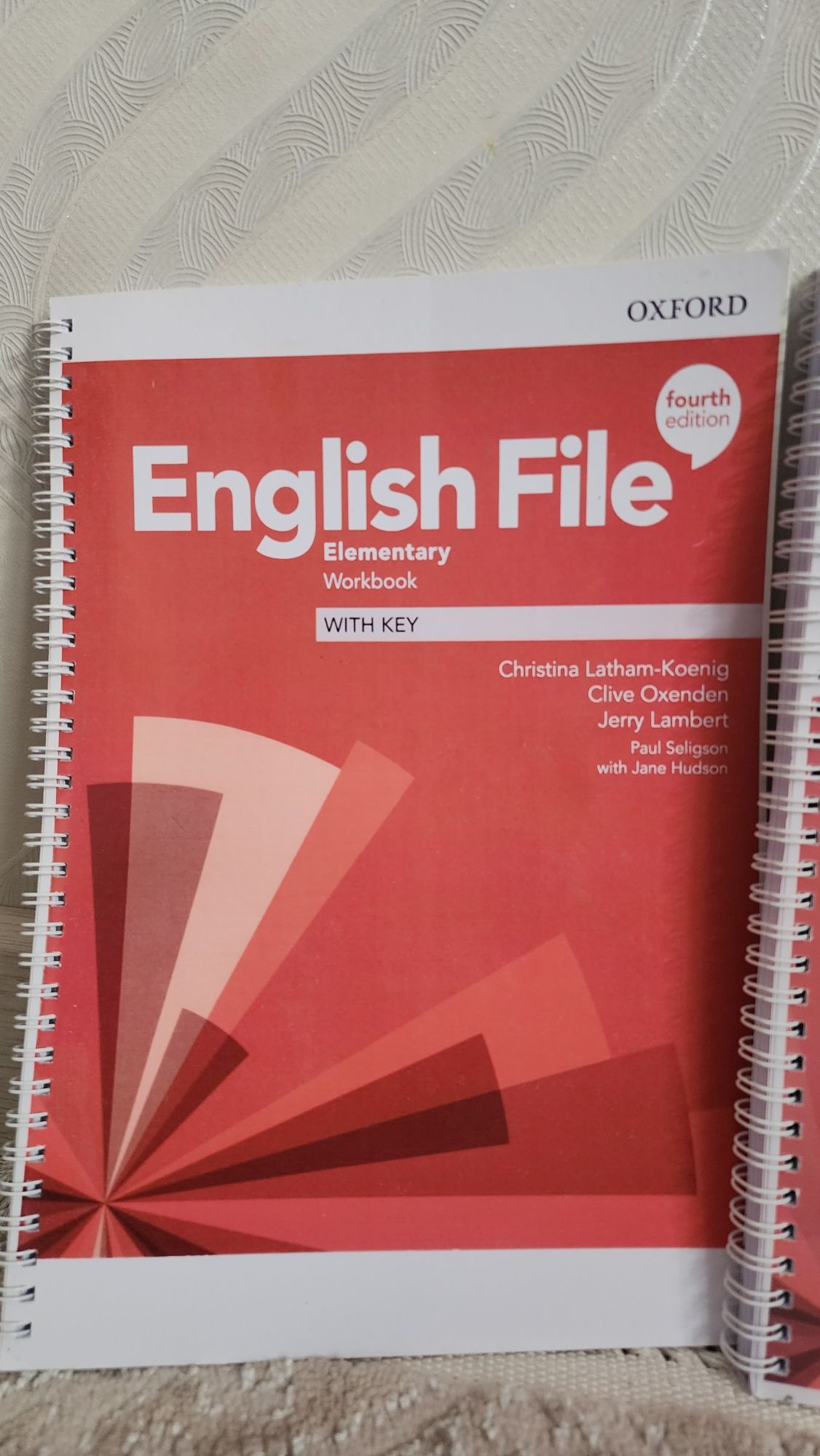 English file work book, student's book