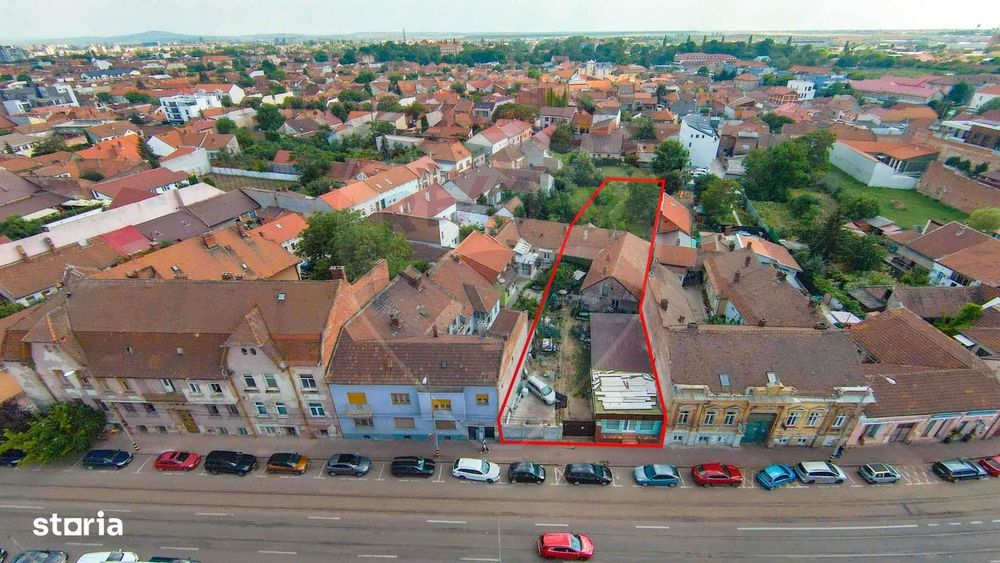 Teren 1444 mp Ultracentral Oradea, Strada Primăriei 52, front 20 m
