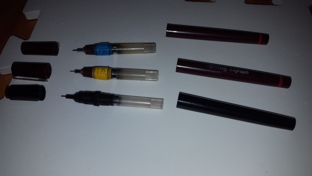 Stilouri creion rezerva cerneala desen tehnic Rotring isograph Germ