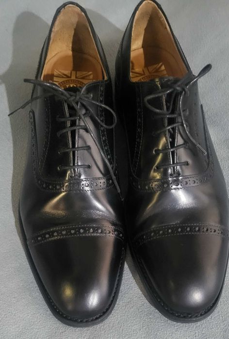 Кожанные мужские туфли