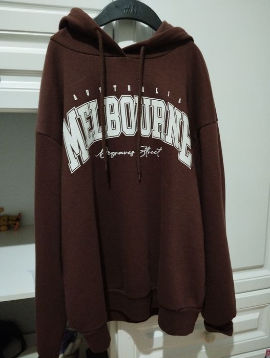 Толстовка коричневая, хорошее качество