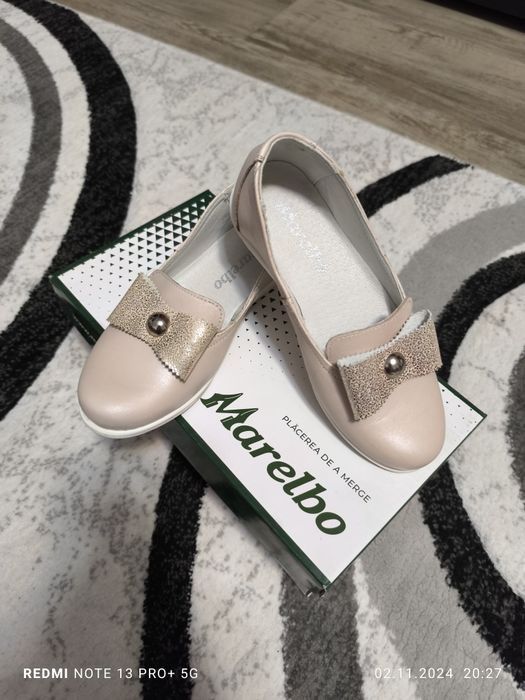 Pantofi piele naturală, Marelbo Nr 31, impecabili