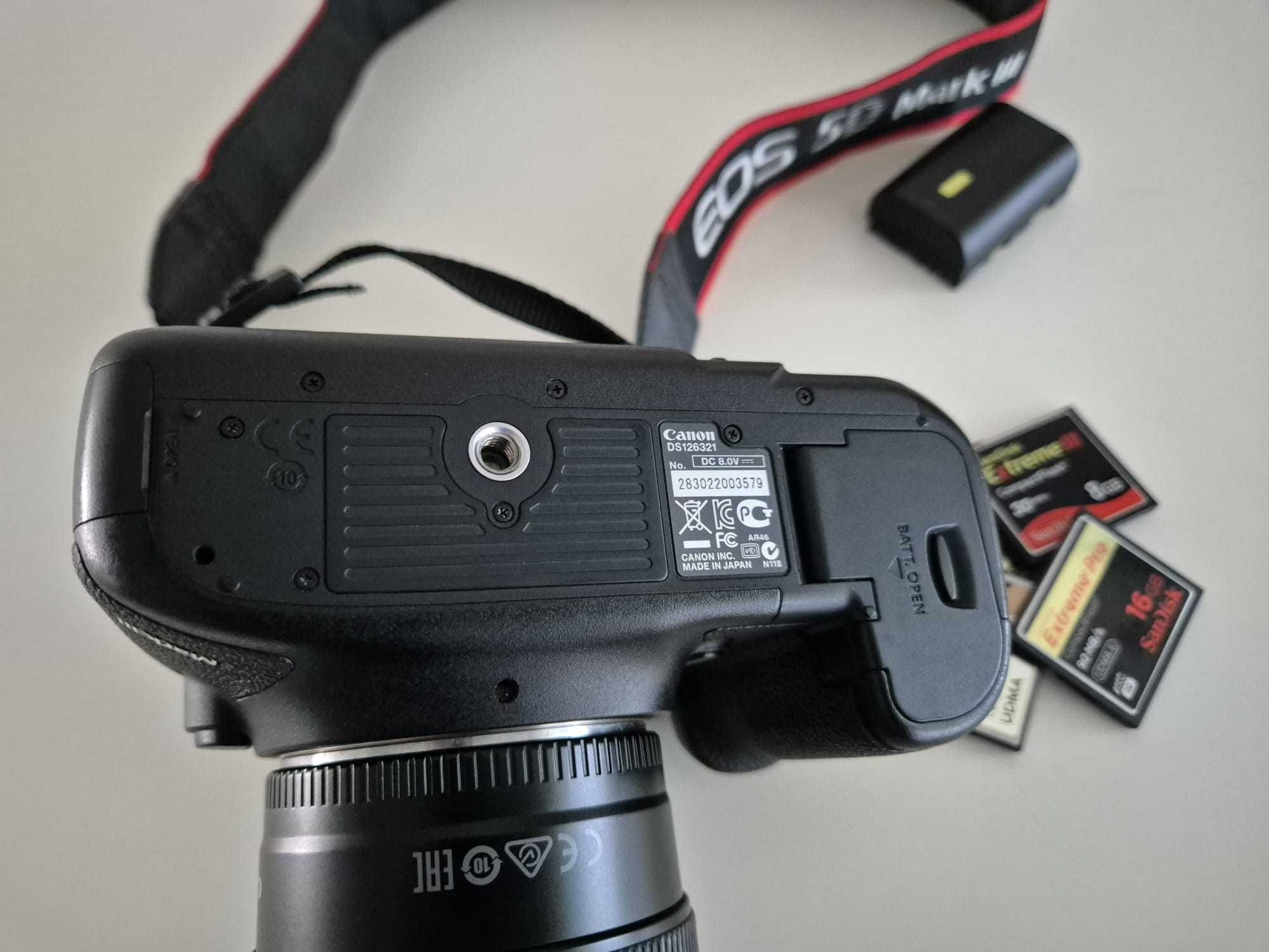 Canon EOS 5D Mark III Full Frame DSLR + Canon 85mm EF f/1.8 USM