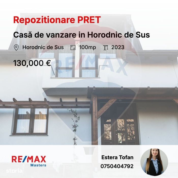 Casă / Vilă de vanzare in Horodnic de Sus