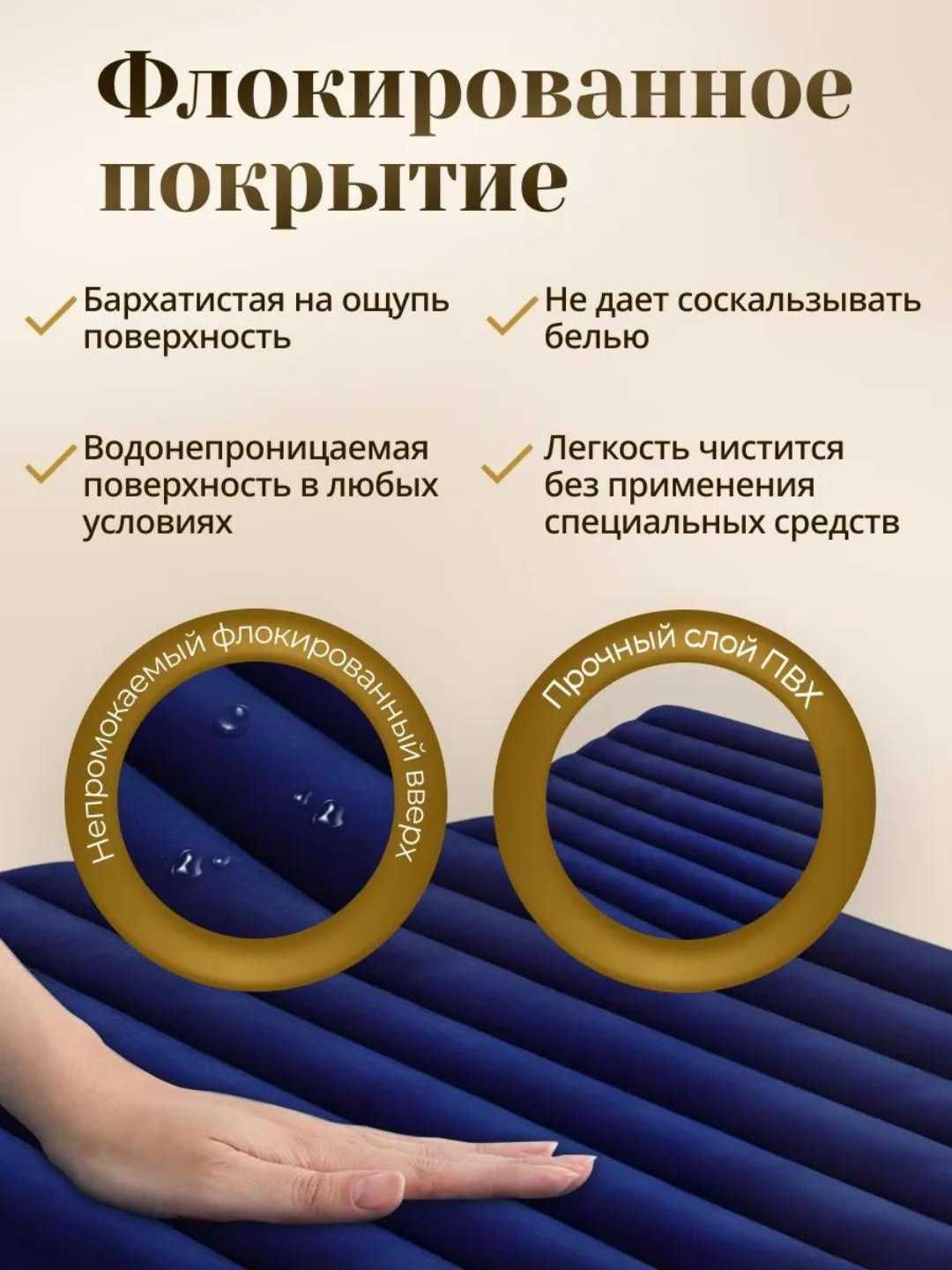 Надувной матрас INTEX отдыха, для дома и путешествий