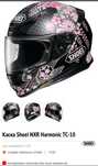 Shoei NXR Harmonic TC-10 black /pink мото каска дамска