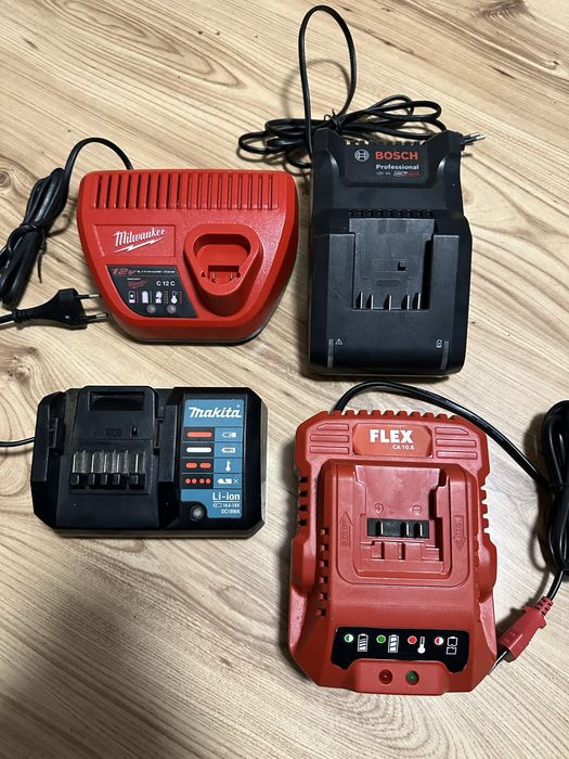 Зарядни Bosch/makita/flex/milwaukee