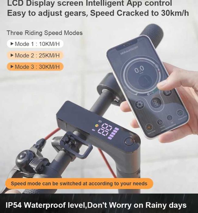 Тротинетка Електрическа iScooter i9 Pro с мощен 350 W мотор МОДЕЛ 2025