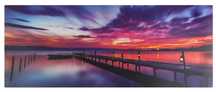 Tablou cu Lumina LED Dig la Apus de Soare 100x40x1.5cm