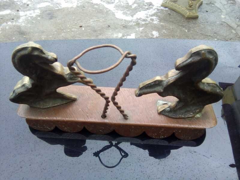 Statuie doi cai din bronz masiv