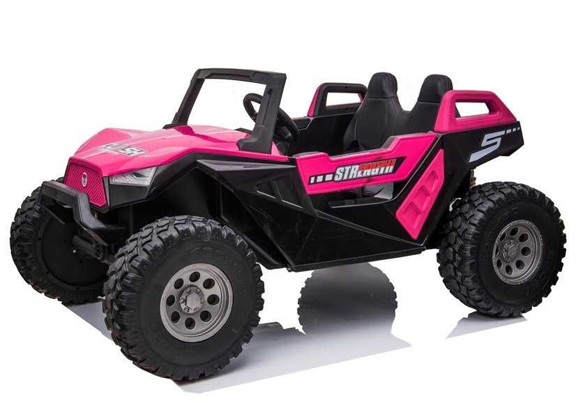 UTV electric cu 4 locuri, Kinderauto XXL Buggy 400W 24V 14Ah Pink