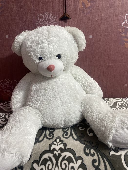 Мишка белая 65см