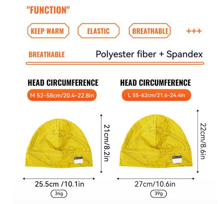 Зимна шапка за спорт WRELS I Бягане и активности на открито