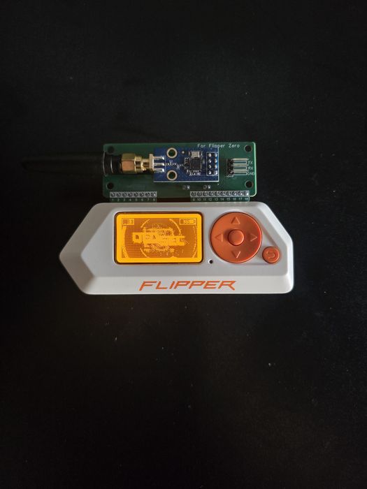 Flipper Zero с антена CC1101