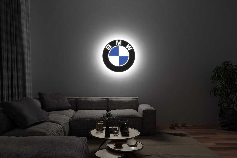 Светеща табела с лого на BMW