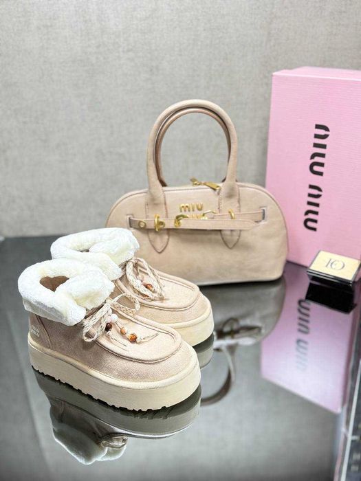 Ghete dama cu geanta la set miu