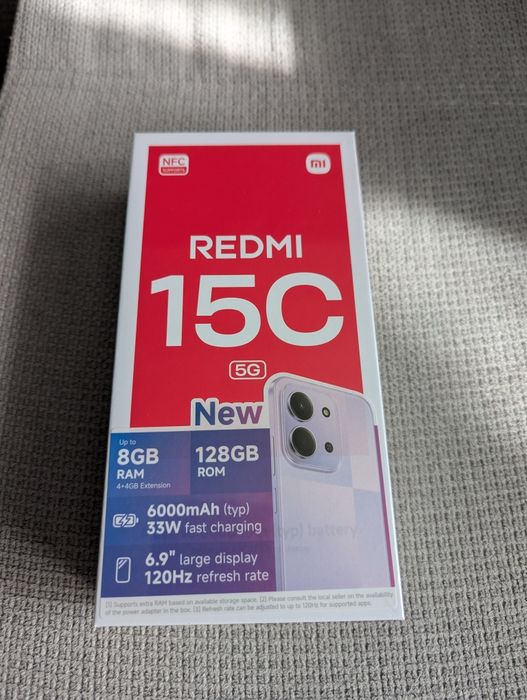 Redmi 15C 5G нов,неразпечатван