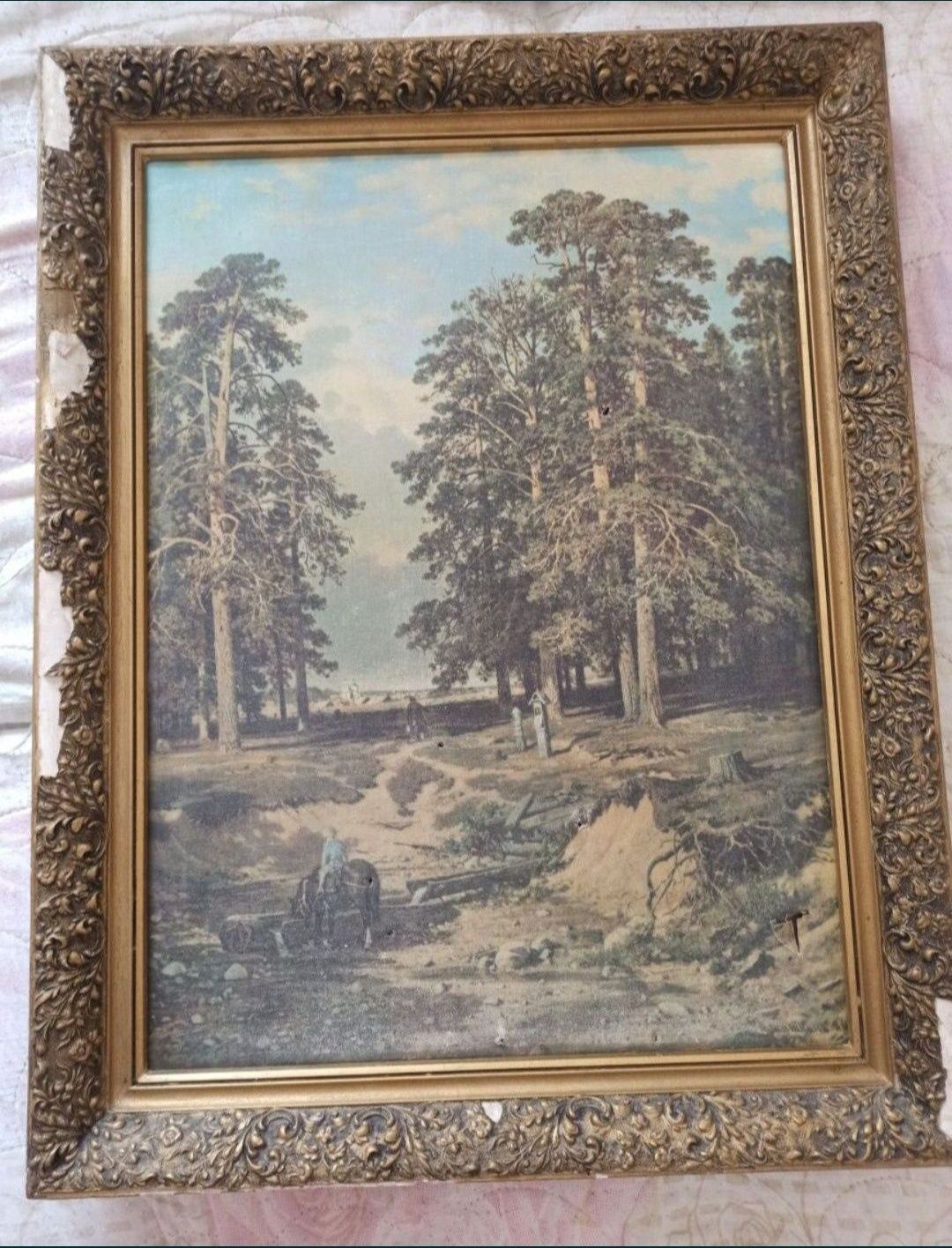 Картина И.Шишкина "Святой ключ близ Елабуги"