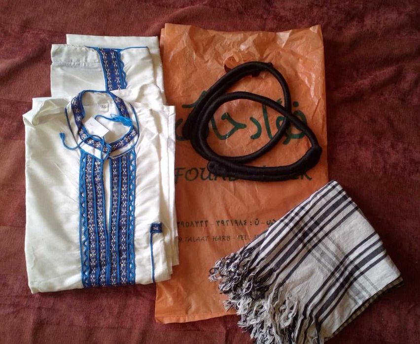 Costum barbatesc traditional islamic, nou, 4 piese (Made in Egypt)