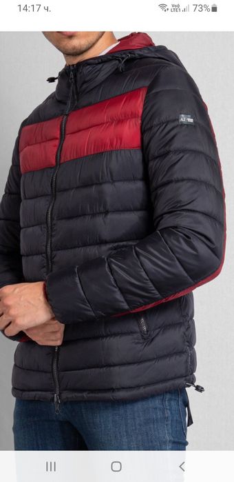 Armani Jeans AJ Puffer  56 - XL / 2XL ОРИГИНАЛ! Мъжко Двулицево Яке