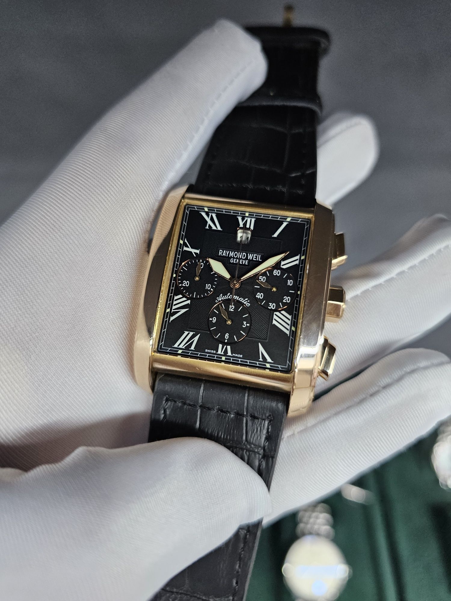 Золотые часы Raymond Weil Automatic Don Giovanni Chronograph