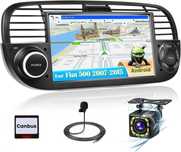Navigatie auto cu Android 13, pentru Fiat 500, Bluetooth, GPS,  cameră