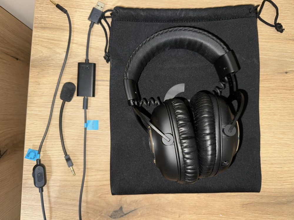 Геймърски слушалки Logitech Pro X 7.1