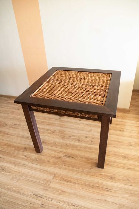 Маса от ратан и масив - ръчна изработка, внос Индонезия