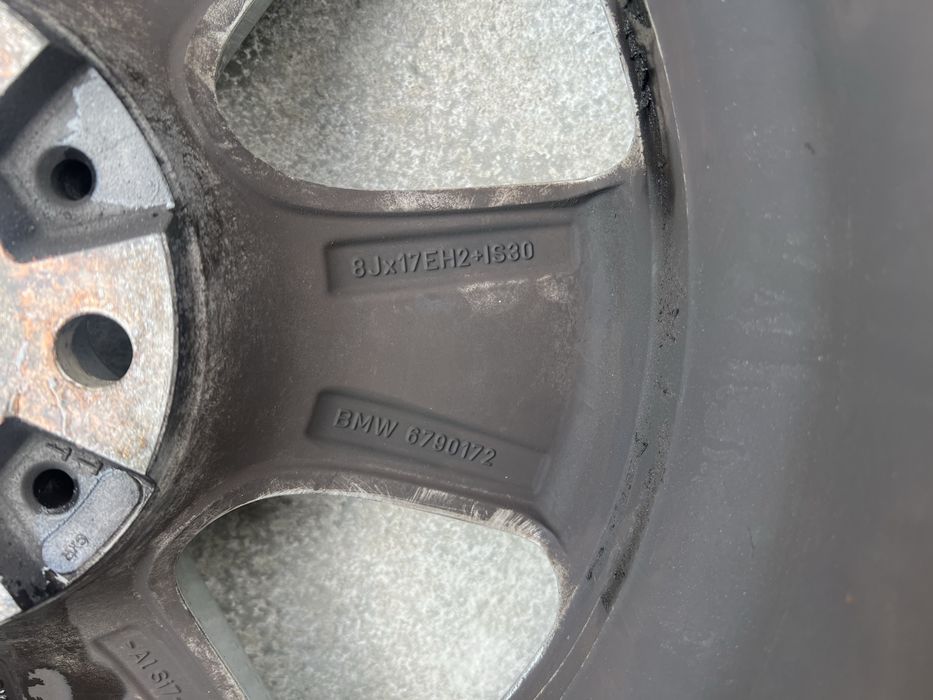 Jante 5x120  r17 bmw f10 f11 originale anvelope vara 225/55R17 Goodyer