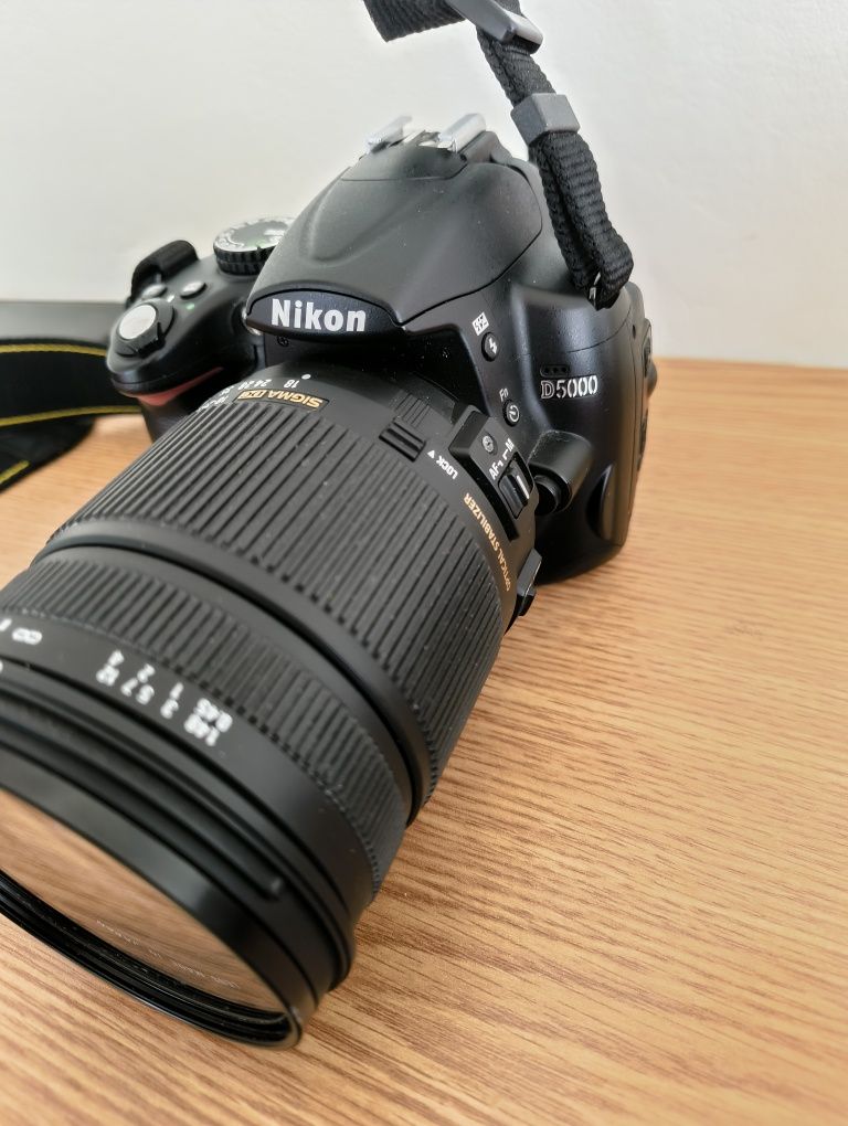 Nikon D5000 + Obiectiv Sigma 18-250mm HSM