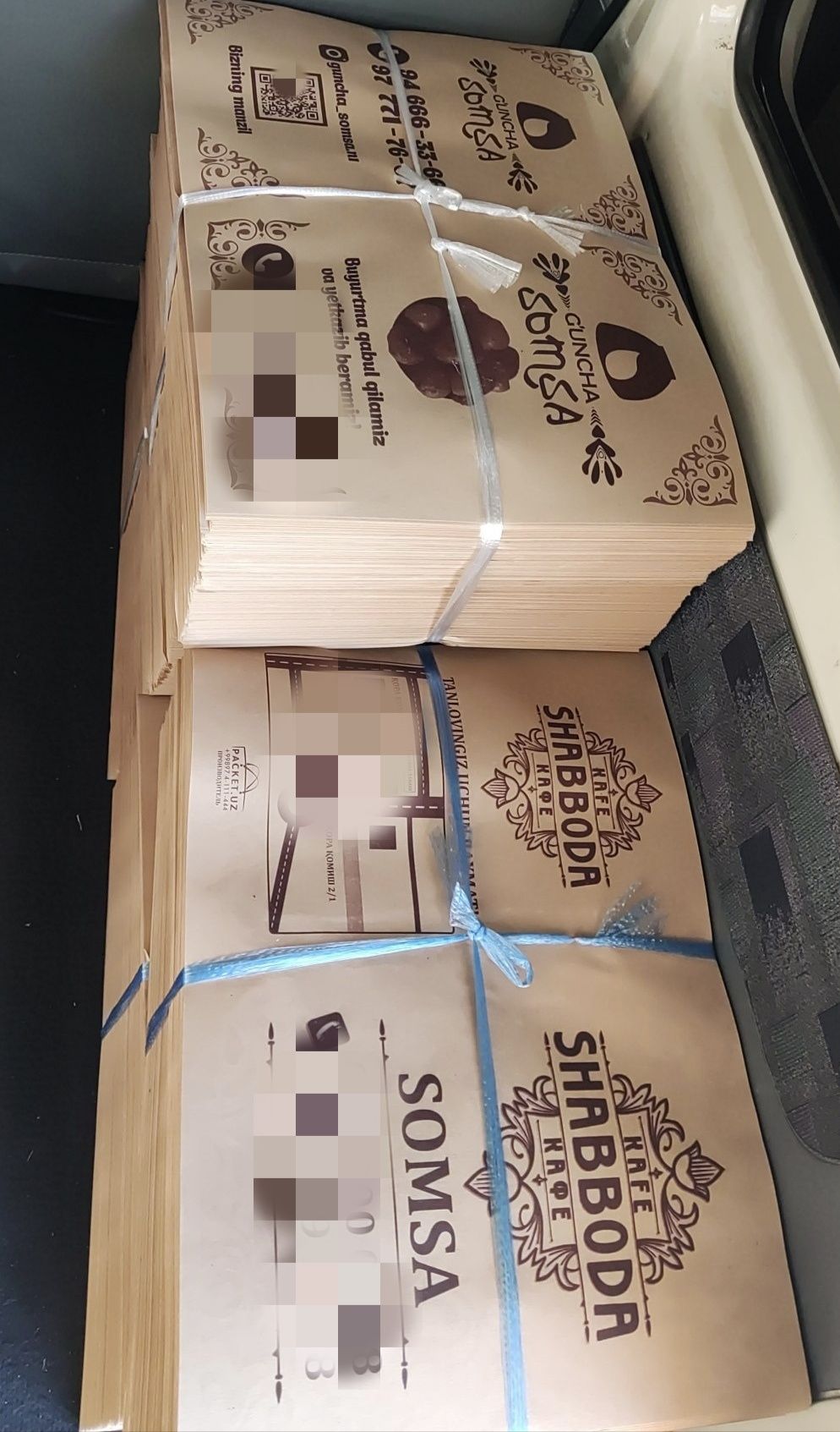 SOMSA uchun sifatli qog'oz paket. Качественные бумажные пакеты