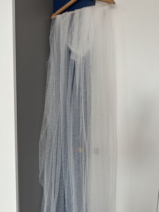 Voal mireasa cu sclipici