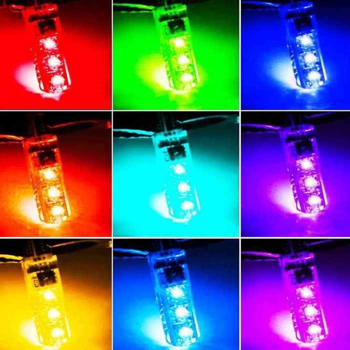 Диодна крушка (LED крушка) с дистанционно 16 цвята 4 режима