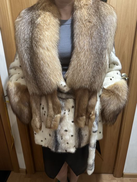 Полушуба норка-лиса