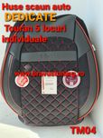 Huse scaun auto PREMIUM dedicate TOURAN 5 locuri INDIVIDUALE 2003-2008