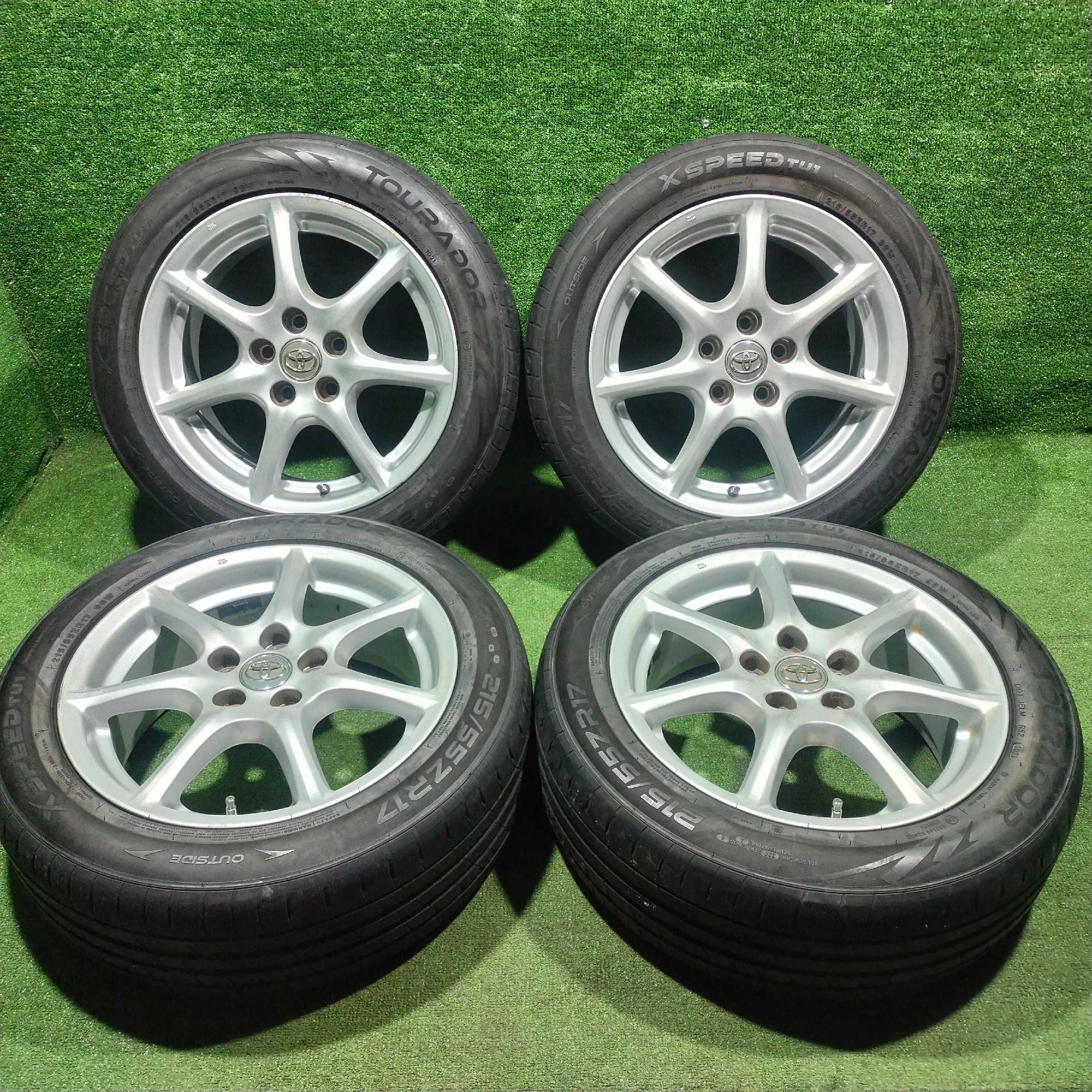 Продам Диск с шинами Tourador 215/55 R17 7J 5/114,3 ET 50 ЦО 60,1