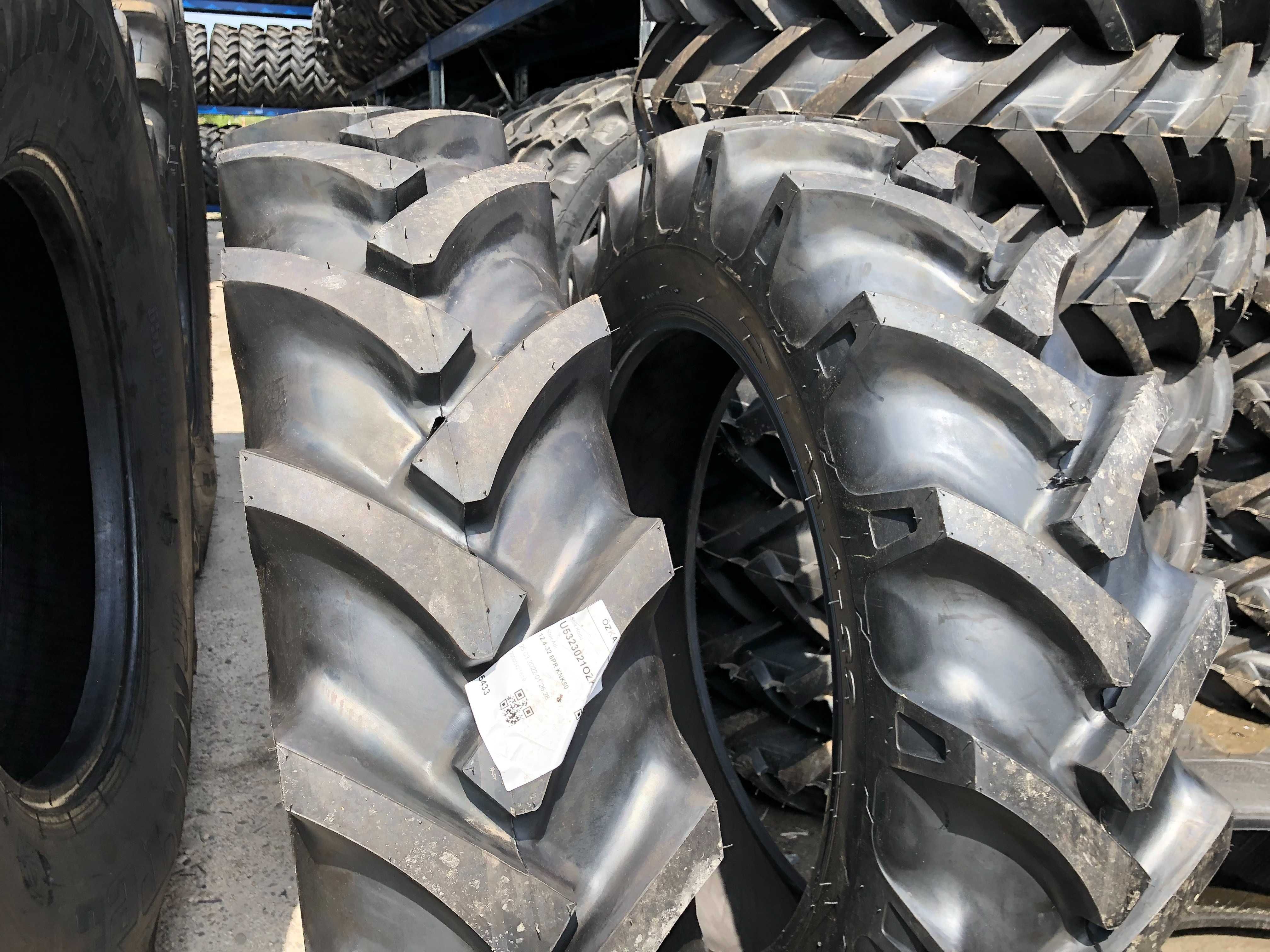 Anvelope noi 12.4-32 marca OZKA cu 8PLY cauciucuri TRACTOR