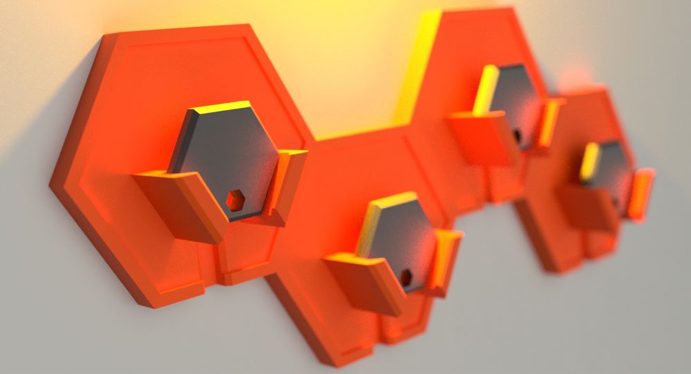 Ключодържател “Hex Hook” – стилен и практичен