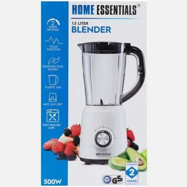 Блендер HOME ESSENTIALS 1.5 Литър 500W бял или черен
