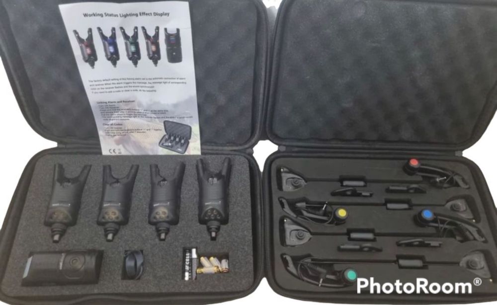 Set 4 Avertizori cu Statie EastShark + Set 4 Swingere MKM3 FULL Black