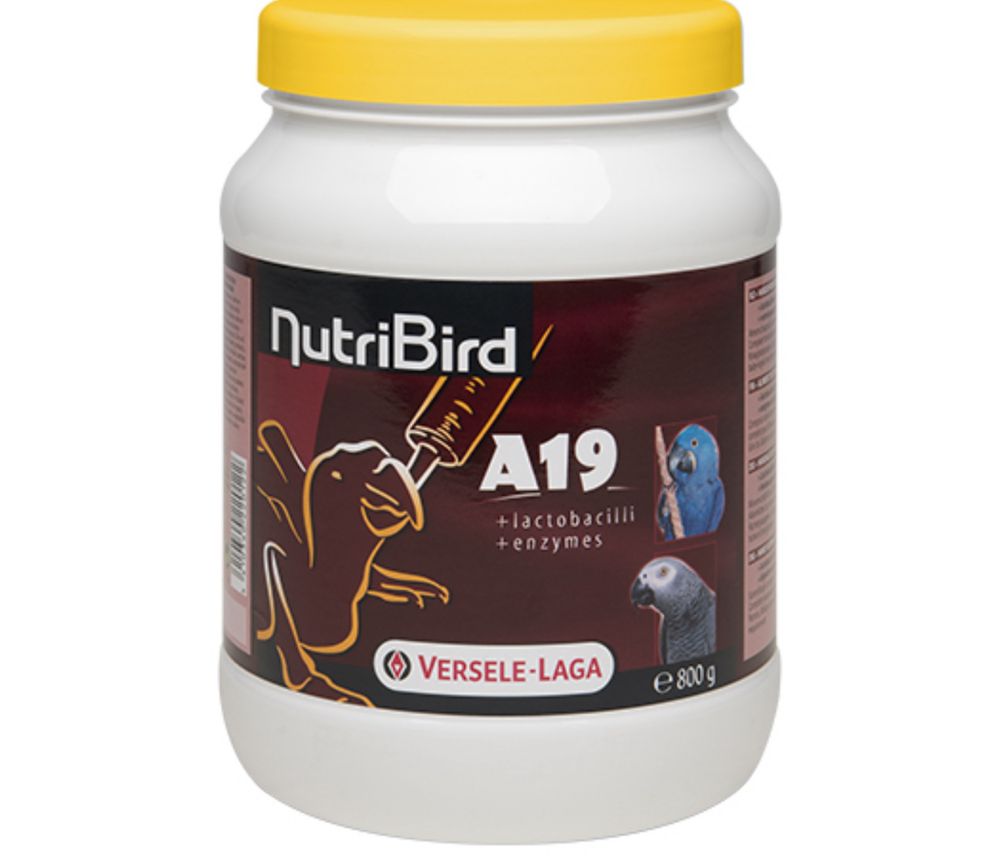 NutriBird A 19 храна за ръчно хранене на папагали, 800 гр