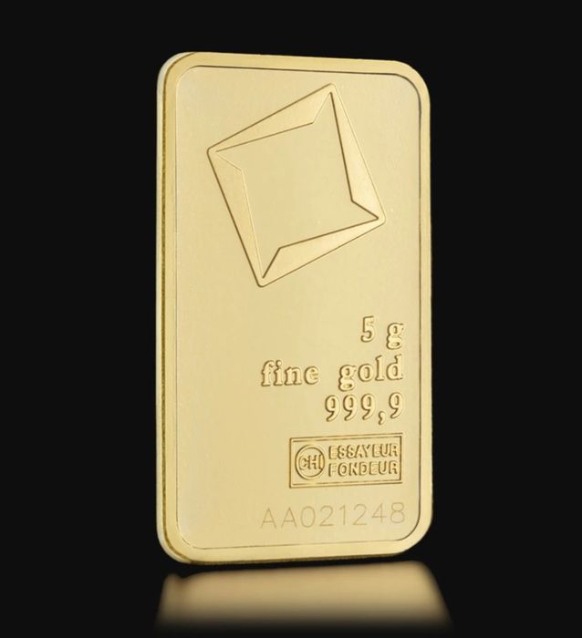 Lungou aur 5g Valcambi Suisse, Elvetia